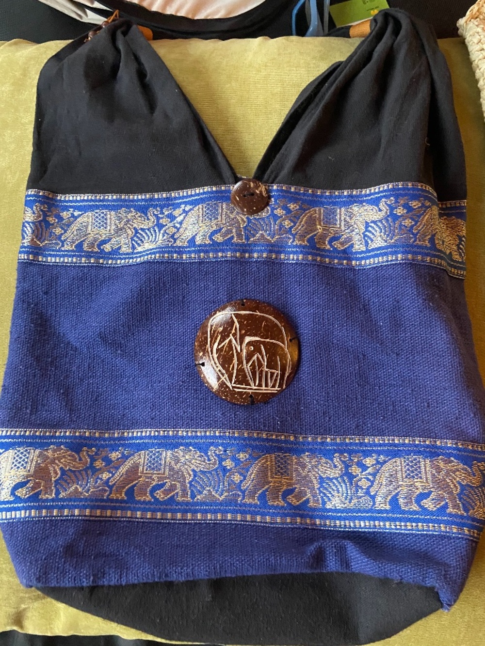 Elephant boho bag